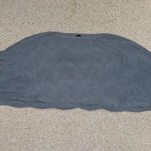 Moon & Madison Gray-Blue Shrug Sweater